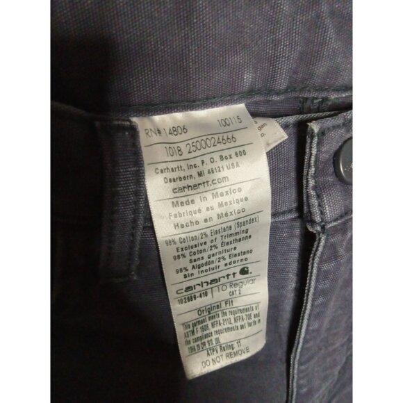 Carhartt Ladies Agresta Norma Cargo Style Fire Resistant Pants Size 10 - Picture 5 of 6